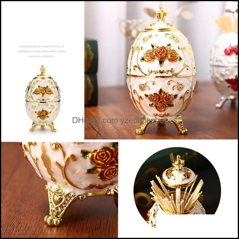 nordic automatic pushtype toothpick holders household creative toothpicks case hotel restaurant fashion highend table decoration