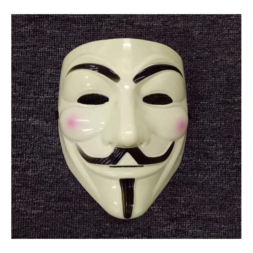 party masks v for vendetta mask anonymous guy fawkes fancy dress adult costume accessory plastic partycosplay sn5926
