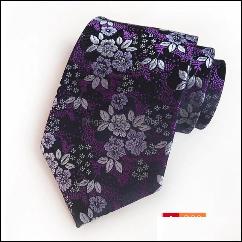 classic fashion men skinny tie colorful floral polyester 8cm width necktie party gift accessory