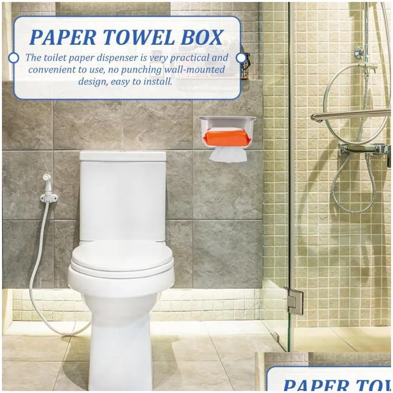 tissue boxes napkins 1pc wall bathroom dispenser paper useful storage box for kitchen