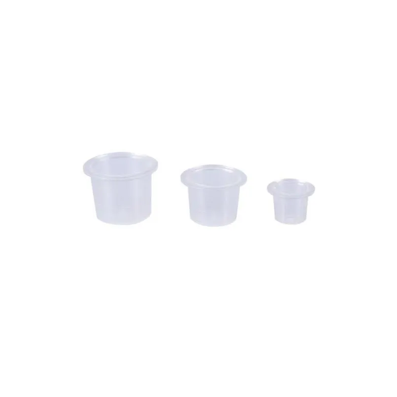 1000pcs tattoo ink cups l m s plastic tattoo cap eyebrow makeup pigment container cap disposable accessories tattoo pigment cup