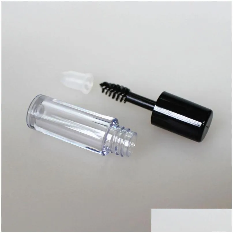 0.8ml mini clear empty mascara tube packing bottles eyelash cream vial liquid bottle sample cosmetic container travel trial tubes