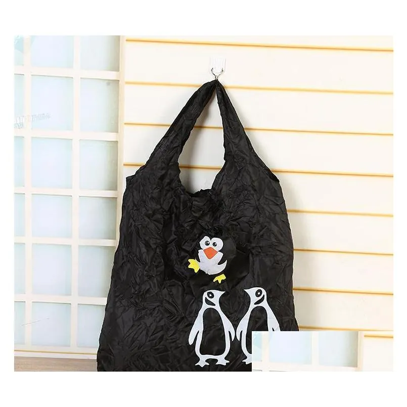12styles new cute useful animal bee panda pig dog rabbit foldable eco reusable shopping bags sn2212