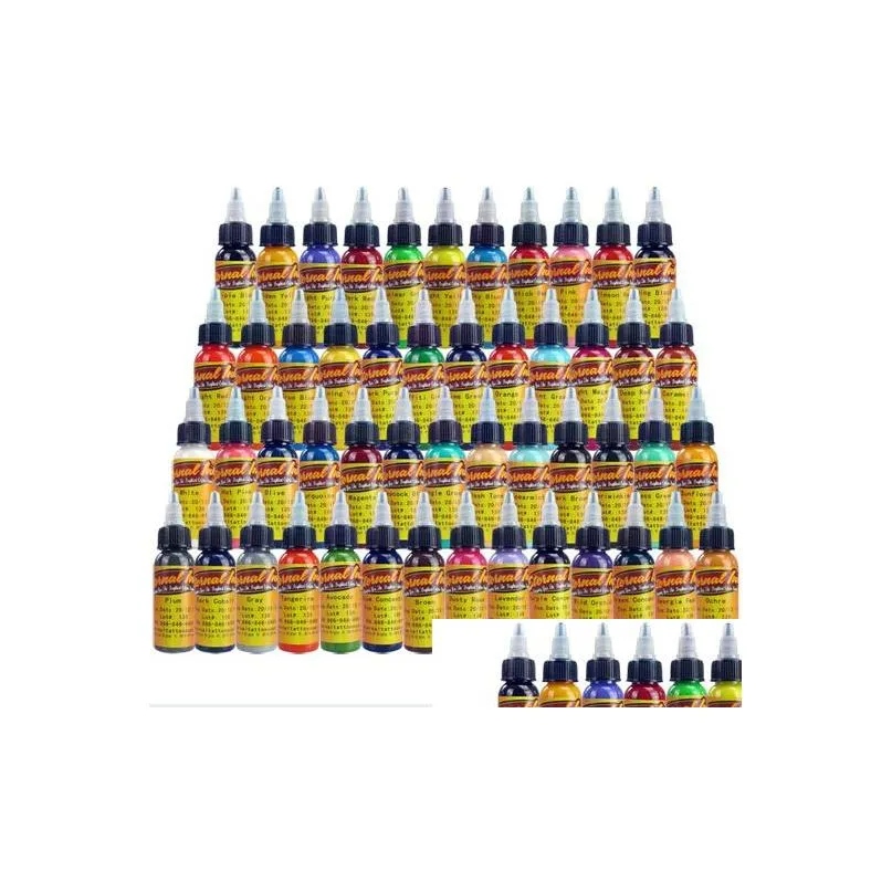 solong tattoo ink 50 colors 1oz /bottle 30ml creamsicle color tattoo pigment tattoo inks shipping
