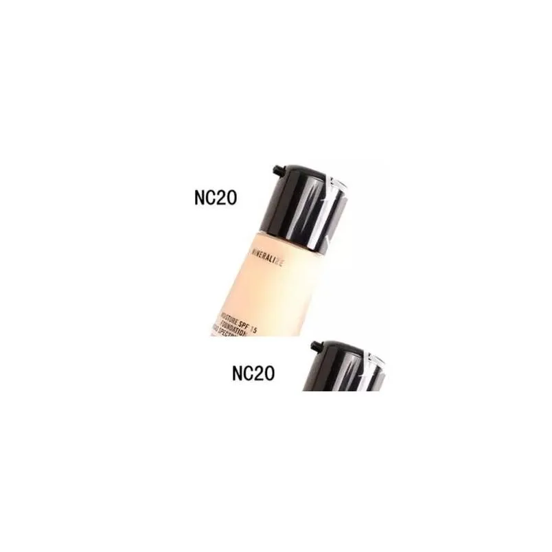 wholesale1pcs soft matte all day make up luminous foundation makeup liquid foundation base 6 shadows maquiagem shipping