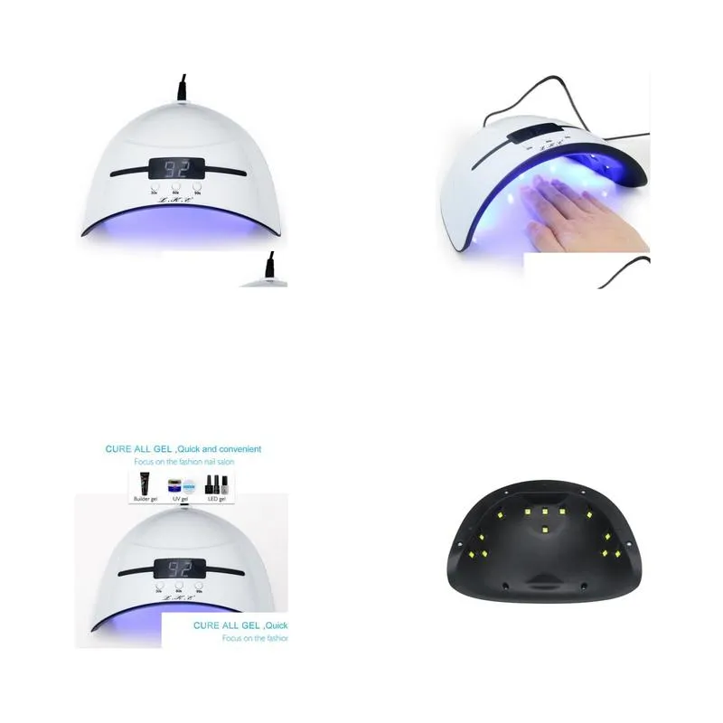 nail dryers 36w dryer led uv lamp micro usb for lamps curing gel builder 3 timed mode with automatic sensor