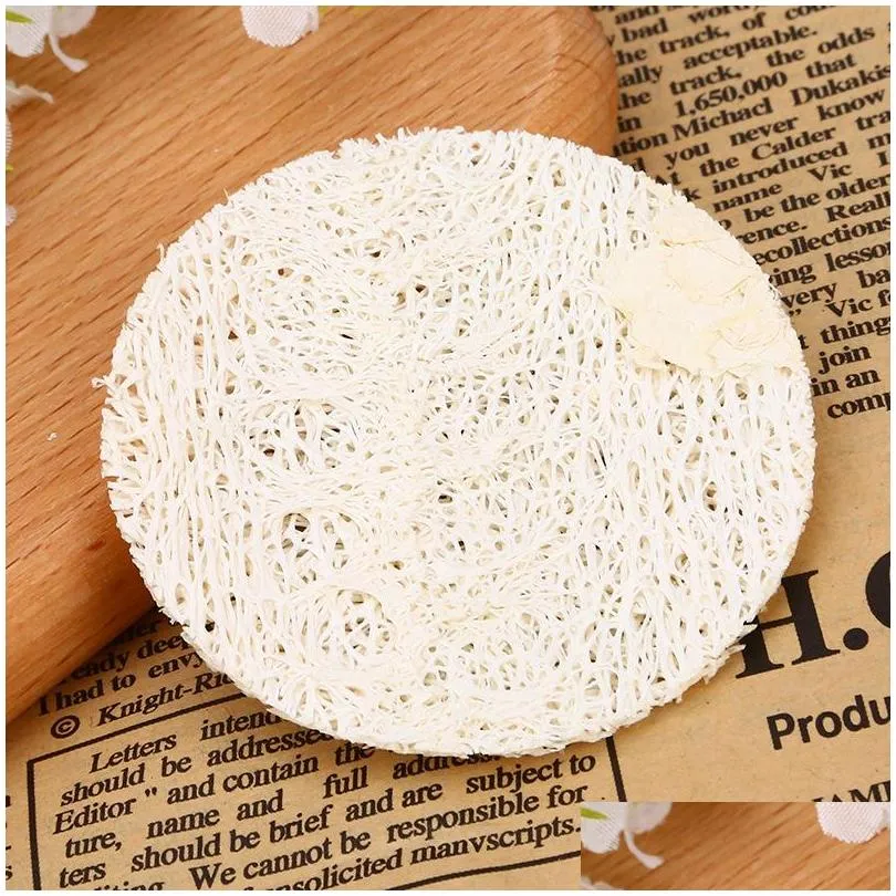 natural loofah facial pads loofah disc makeup remove exfoliating face loofah pad small size luffa loofas