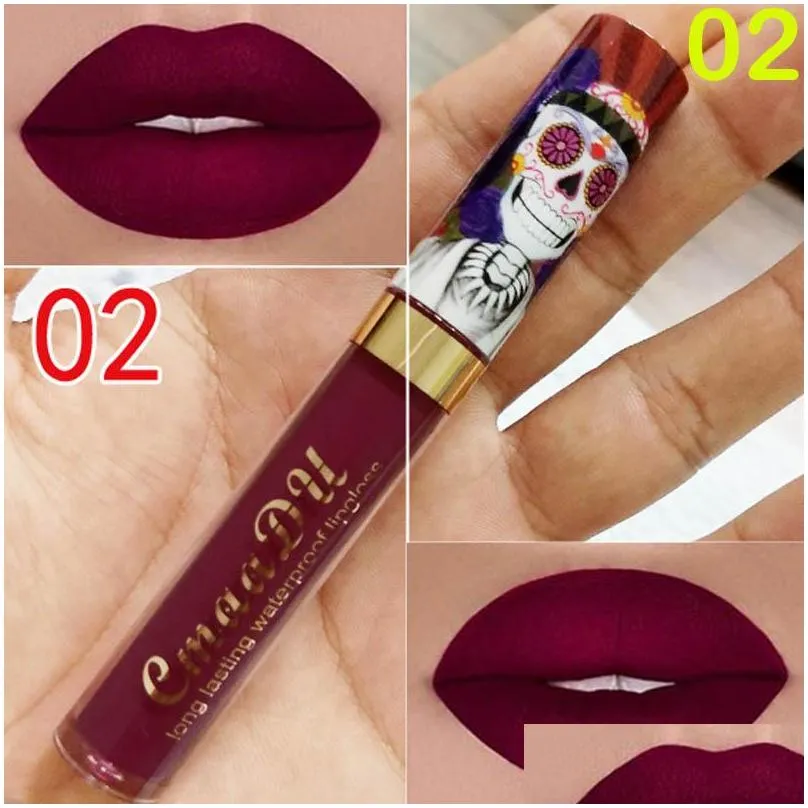 new 6 colors matte liquid lipstick waterproof velvet lip stick women beauty nude lip gloss long lasting cosmetics kit