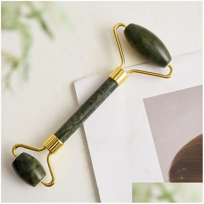 jade roller massager party favor natural crystal stone face gua sha tools creative gift supplies