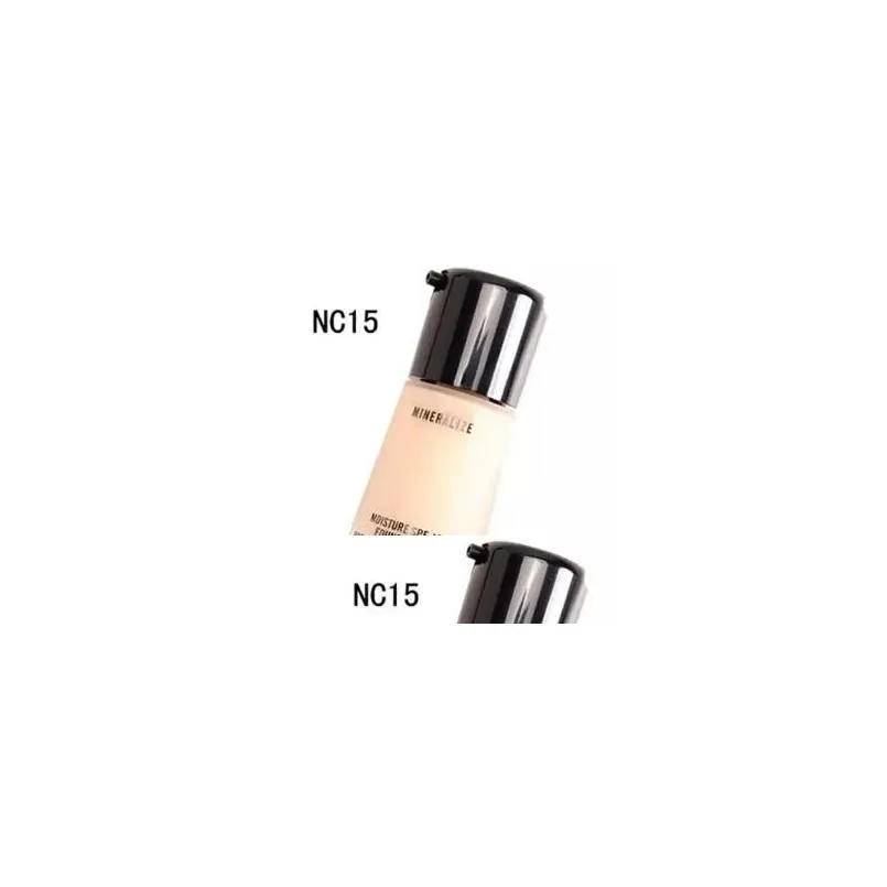 wholesale1pcs soft matte all day make up luminous foundation makeup liquid foundation base 6 shadows maquiagem shipping