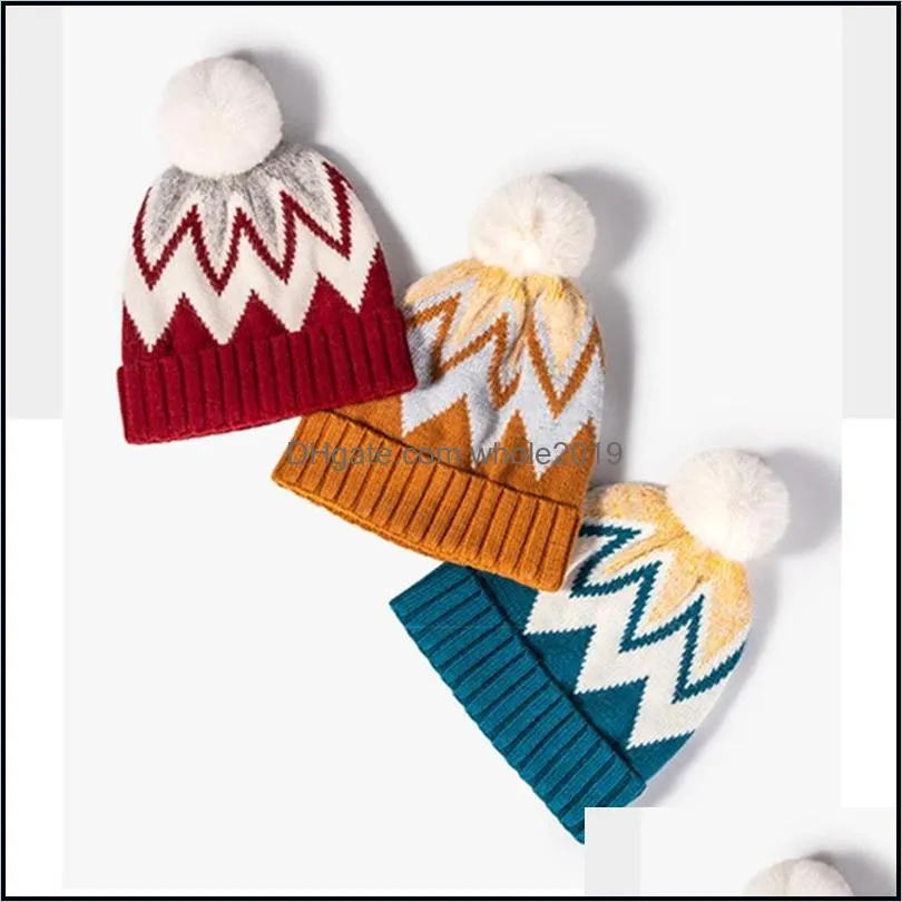 beanie/skull caps beanies women fashion casual wool ball woolen hatwork warm outdoor knitted gorras para mujer czapka zimowa