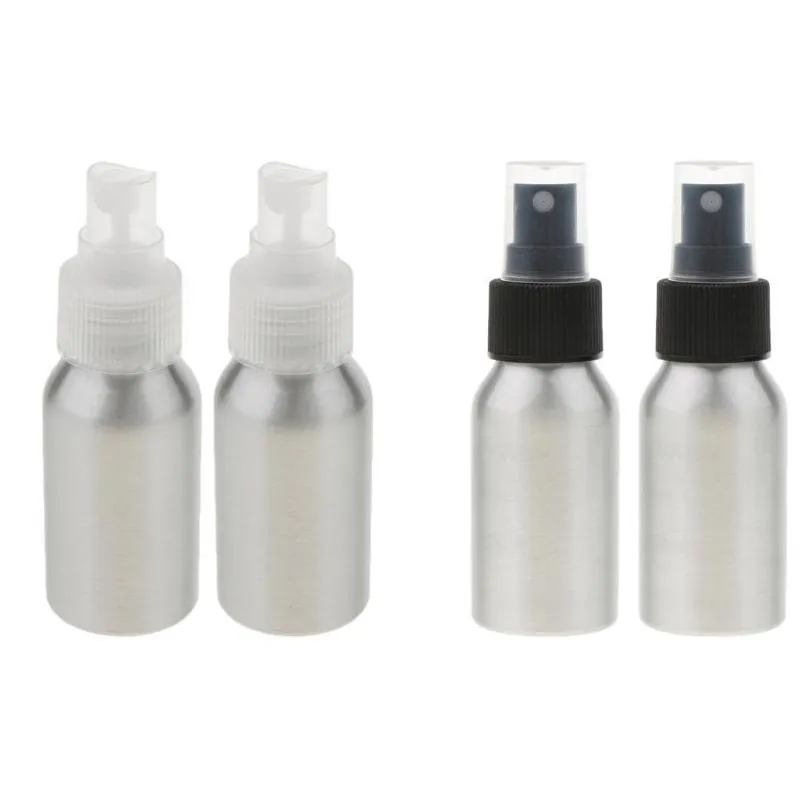eyebrow tools stencils 40ml mini aluminum spray bottles water fine mist atomizer bottles 2pack bundle silver travel