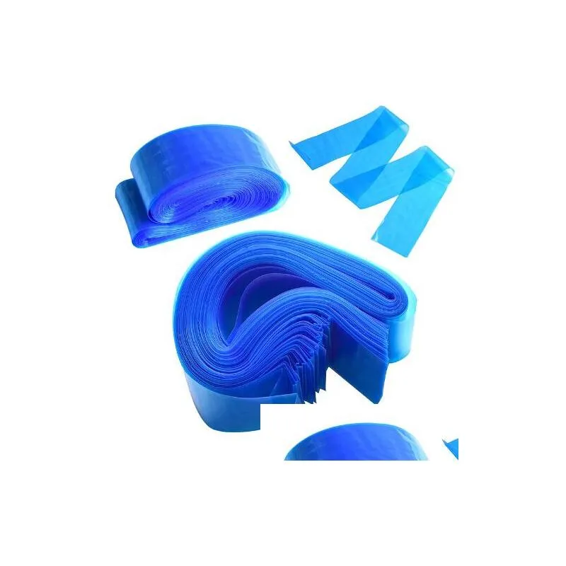 100pcs/set blue tattoo clip plastic cord sleeves bags supply disposable covers bags for tattoo machine tattoo accessory