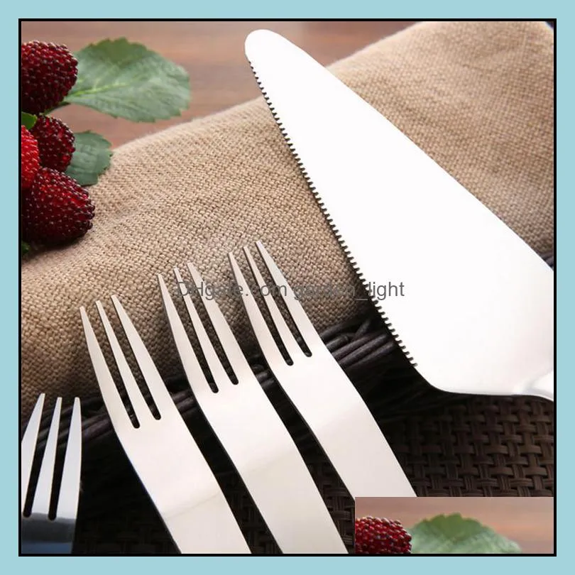 reusable 18/0 stainless steel cake forks metal cake forks for wedding/birthday party