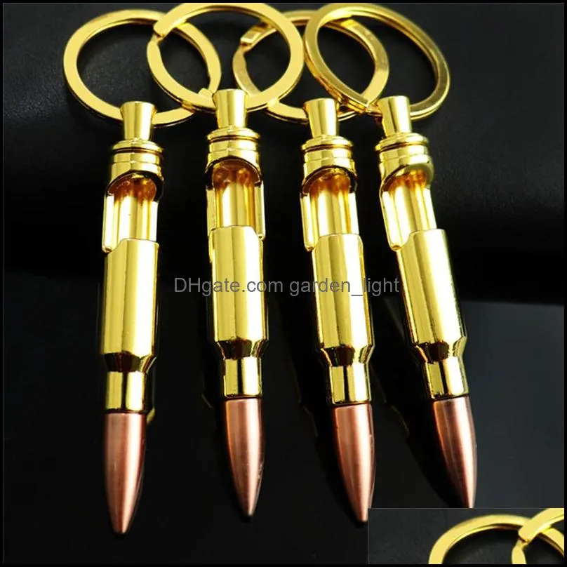 bullet key chain bottle opener portable bullet shape bottle opener aluminum soda bottle opener with key ring wedding favors