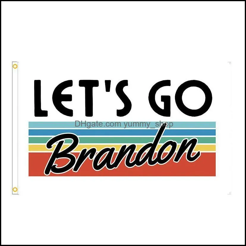 new lets go brandon flag 90x150cm outdoor indoor small garden flags fjb singlestitchedpolyester with brass grommets rrf14333