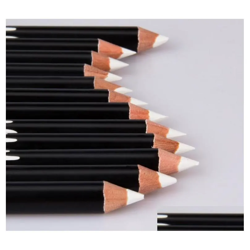 quality white soft eyeliner pencil menow highlight pencil wholesale menow p112 12 pieces/box makeup silky wood cosmetic