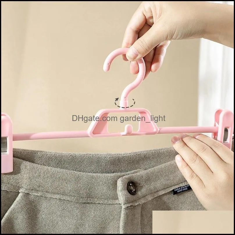 plastic adjustable clothespin pants trousers rack adjustable pinch grip drying rack plastic skirt peg hanger space saving