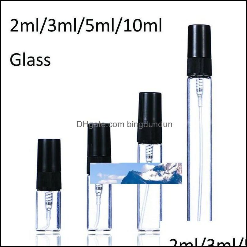 2ml 3ml 5ml 10ml plastic/glass perfume bottle empty refilable spray bottle small parfume atomizer perfume sample vials