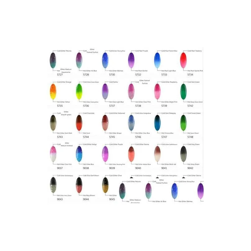 color changing nail polish chameleon gel need uv lamp curing 96 color 7ml art gel to pick for nail art diy decoration