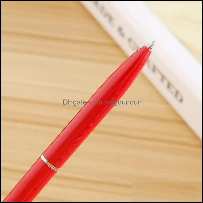 big pearl ballpoint pen metal rotating diamond ball stationery student examination prize signature office advertising points rrb14811