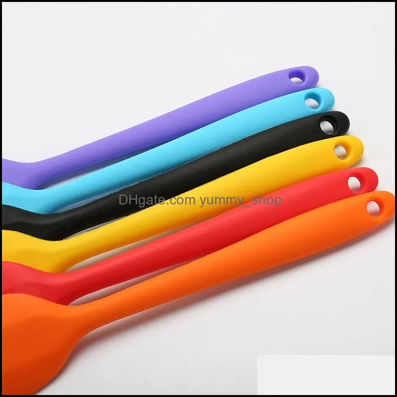 food grade non stick butter cooking silicone spatula set cookie pastry scraper cake baking spatula silicone spatula rre13245