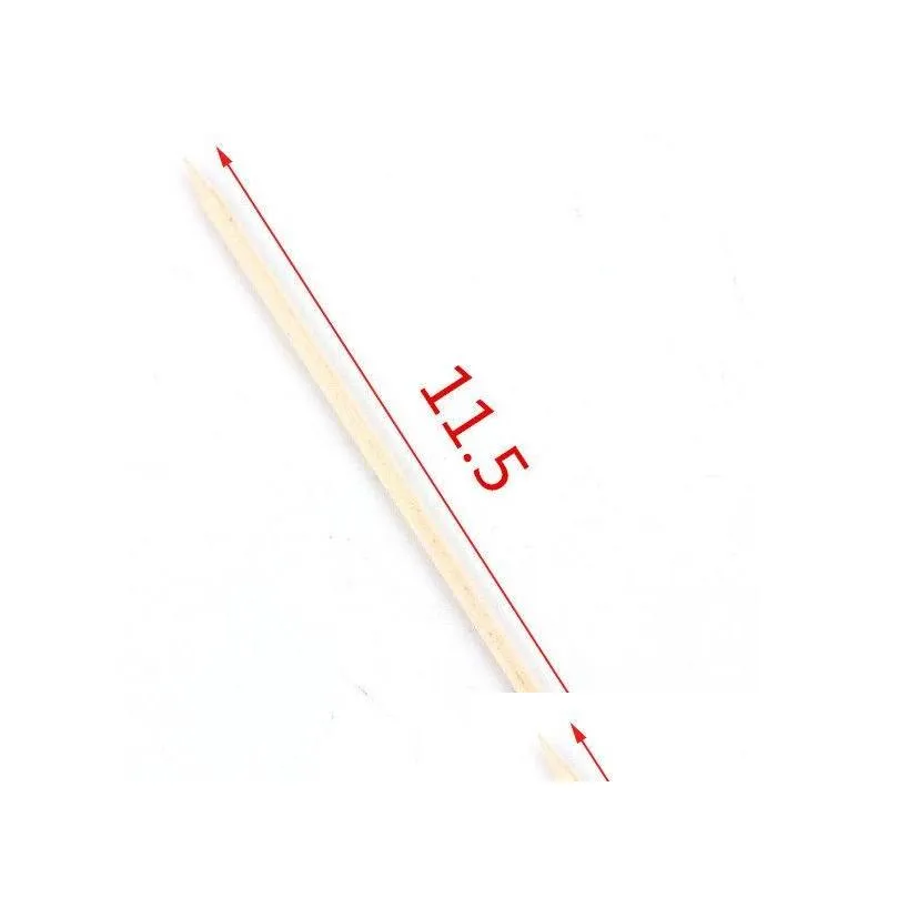 nail art orange wood sticks cuticle pusher remover nail art beauty tool new all wooden nail push