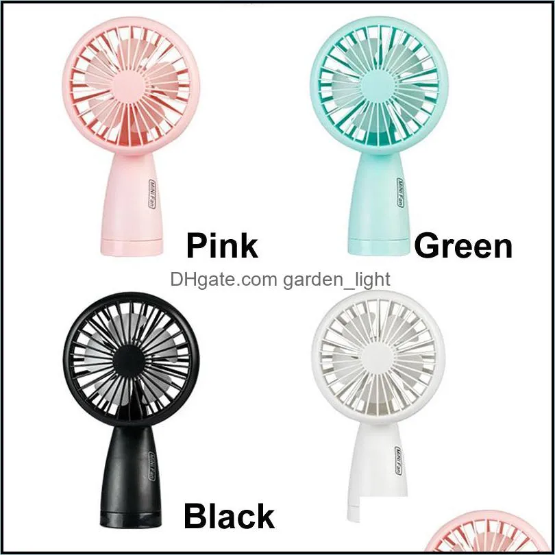 summer portable handheld fan outdoor usb rechargeable silent fan with led light students dormitory office mini electric fans