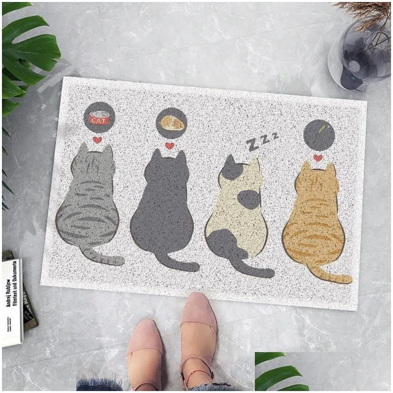 cute cartoon bathroom carpets animal shape soft and water absorbent bath rug non slip machine washable thick modern for bathroom