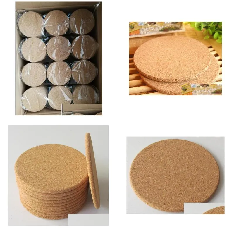 500pcs classic round plain cork coasters drink wine mats cork mats drink wine mat ideas for wedding and party gift