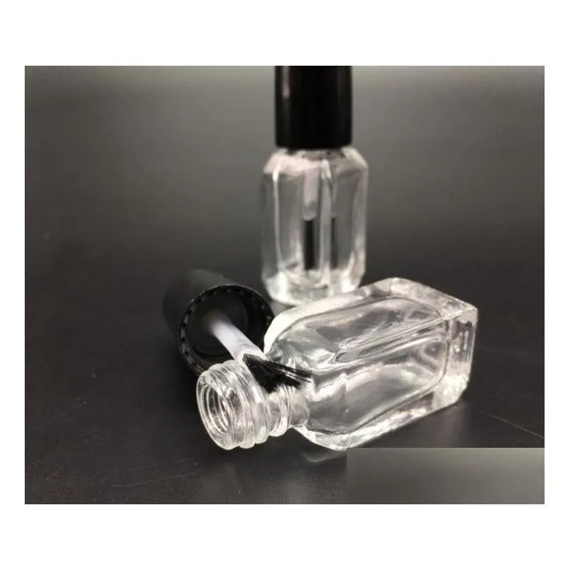 wholesale 5ml 1000pcs/lot empty nail polish bottle for cosmetics packaging nail bottles empty glass bottle with brush sn4596