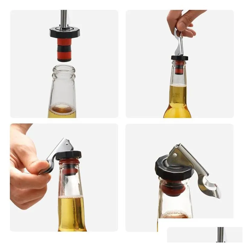 beer bottle opener wine bottle stopper plug sparkling champagne sealer cap opener kitchen tools accessories beer opener lx2451