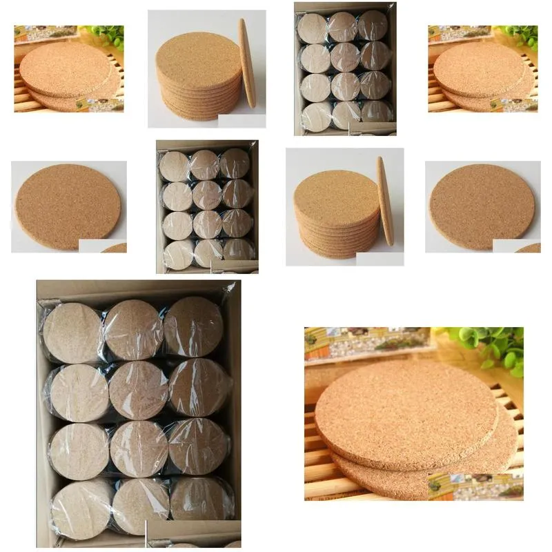 500pcs classic round plain cork coasters drink wine mats cork mats drink wine mat ideas for wedding and party gift