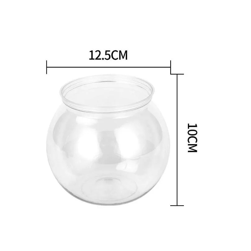 aquariums fish tanks aquarium accessories bowl ultrawhite tank transparent plastic round household antifall