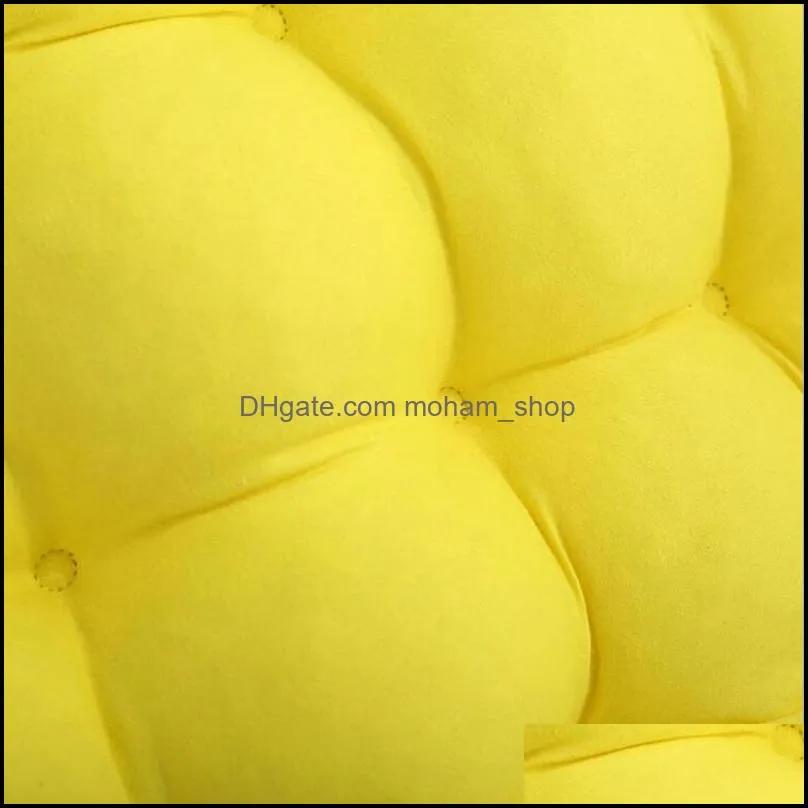 thicken home seat cushion pad 40x40cm square soft office bar chair seat cushions solid color sofa pillow buttocks chair cushion