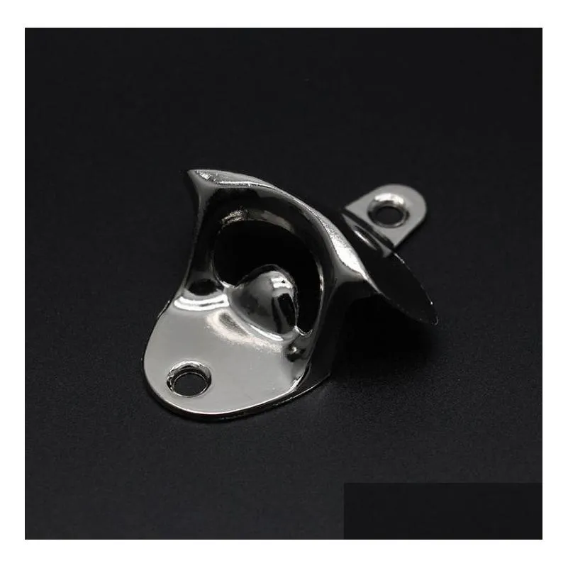 wall mount bar beer stainless steel iron glass cap bottle opener high quality eco friendly kitchen gadgets tool sn2230