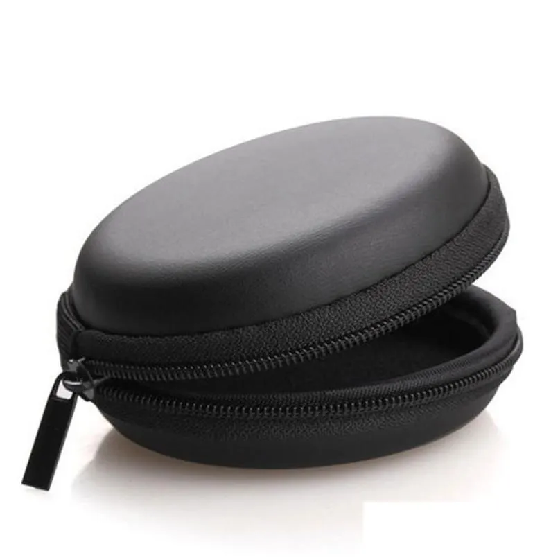 brand new colourful portable mini round portable coin wallet purse hard key earphone holder case bag versatile sac main lz0453