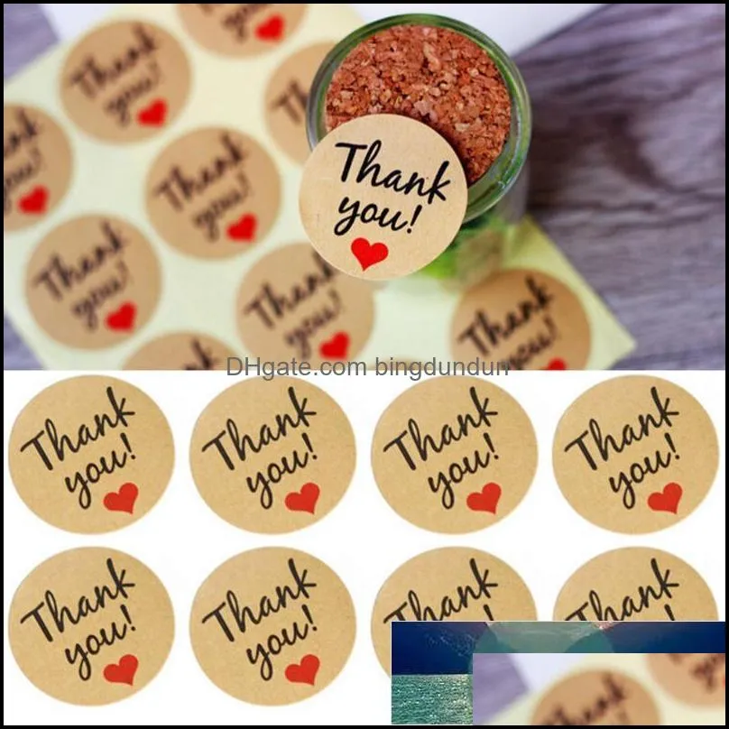 60pcs kraft paper thank you gift tags christmas diy wedding vintage wedding decoration lables favors party accessories factory price expert design quality