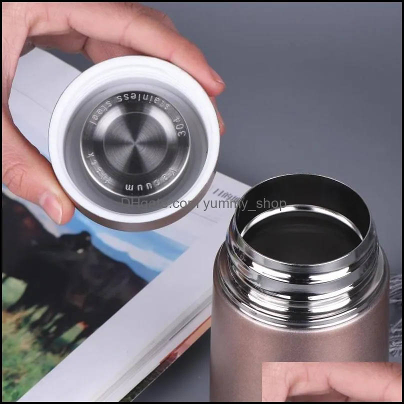 new350ml mini travel drink water bottle cute coffee vacuum flasks thermos stainless steel thermoses cups and mugs rrd12490