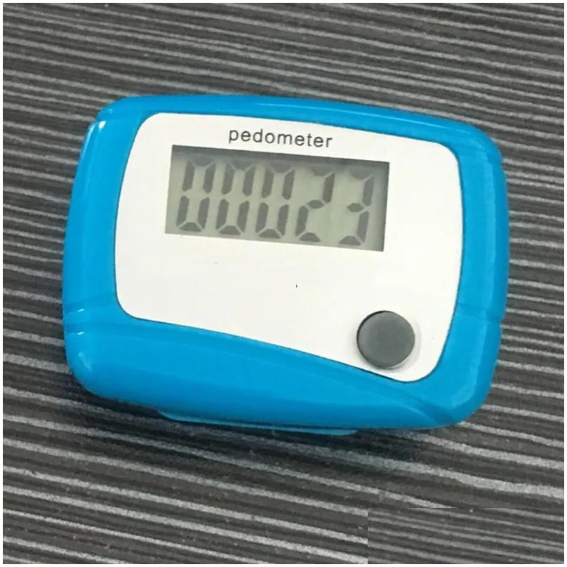 pocket lcd pedometer timers mini single function pedometer step  counter