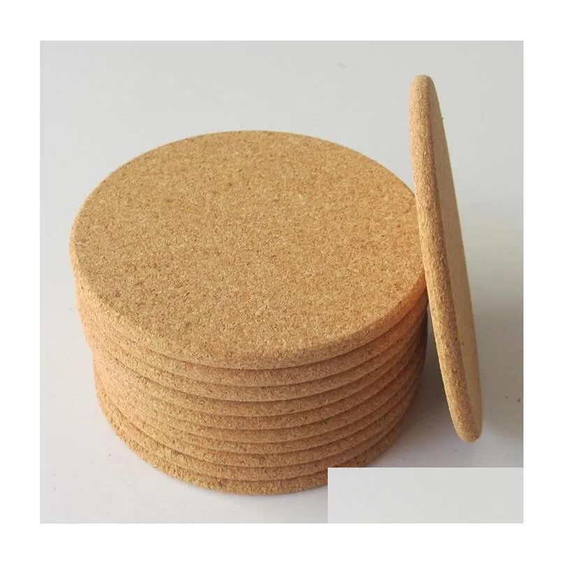 500pcs classic round plain cork coasters drink wine mats cork mats drink wine mat ideas for wedding and party gift