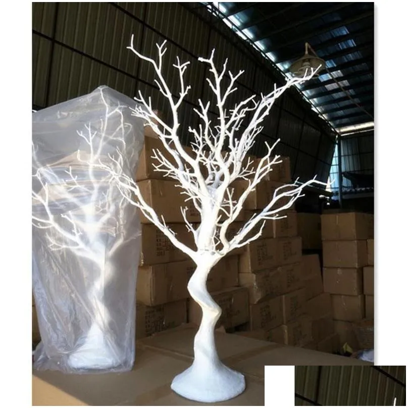 novelty 75cm simulation white christmas tree stem artificial tree branch dried trunk wedding party decoration za5411