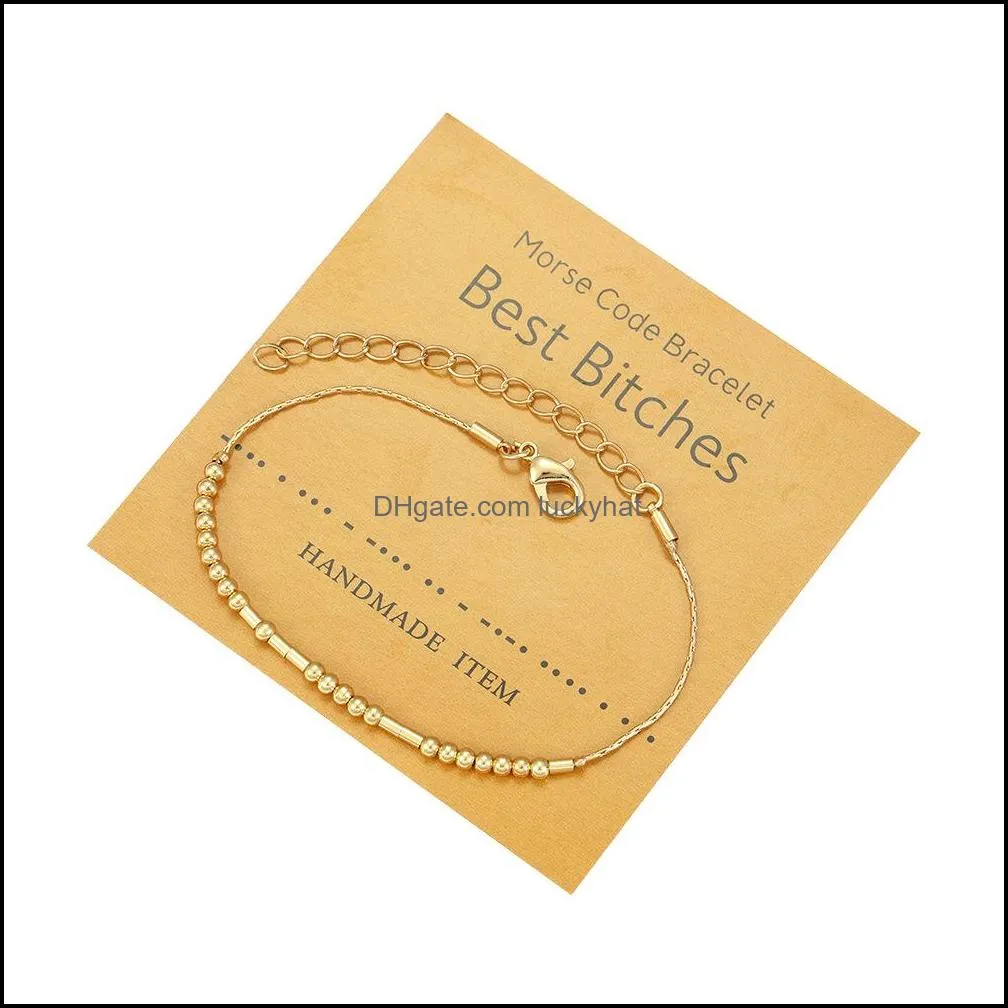 hot selling copper new golden metal moss code bracelet wholesale