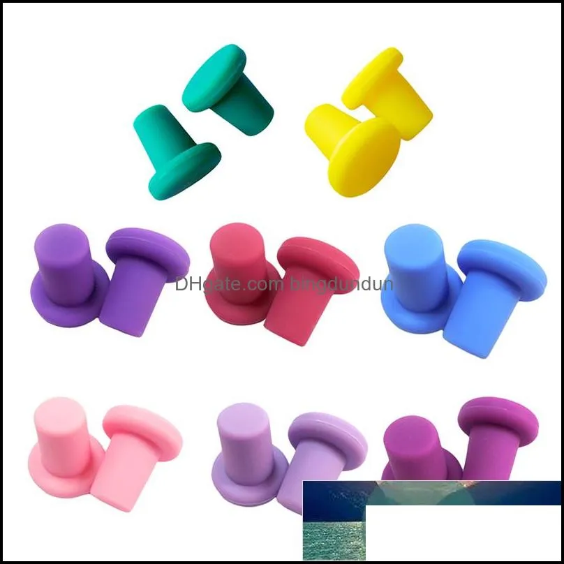 6 colors bottle stopper bottle caps wine stopper family bar preservation tools silicone creative design safe and healthy