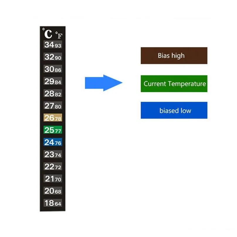 brewcraft strip thermometer instruments carboy fermenter homebrew beer tank temperature sticker adhesive sticky scale aquarium fish