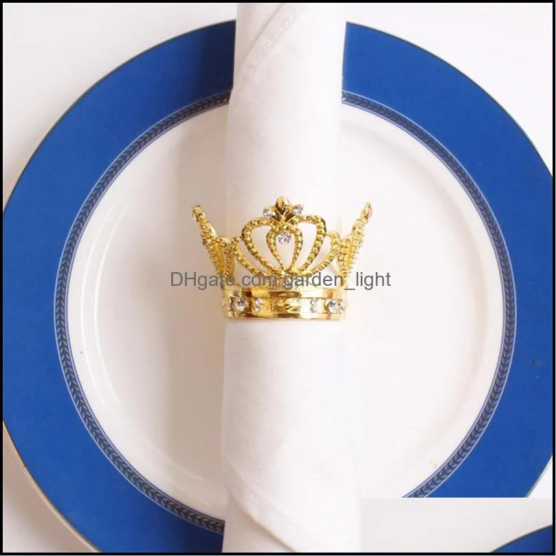 high quality napkin rings crown napkin holders