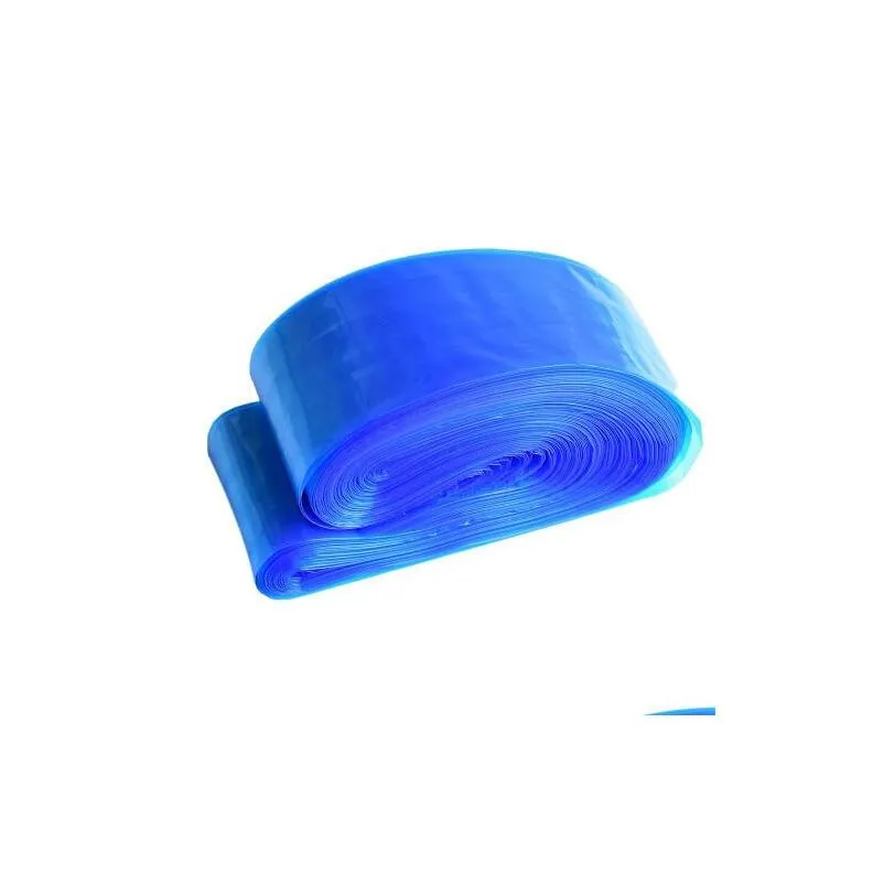 100pcs/set blue tattoo clip plastic cord sleeves bags supply disposable covers bags for tattoo machine tattoo accessory