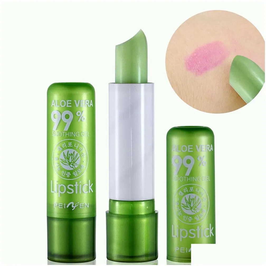 wholesalealoe vera lipstick color mood changing long lasting moisturizing lipstick shipping