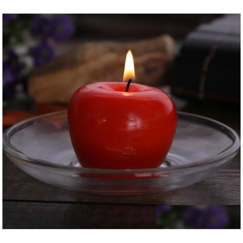 simulation fruit candles  shaped candle festival romantic atmosphere decoration candle fashion party bougie 4pcs/set sn1975