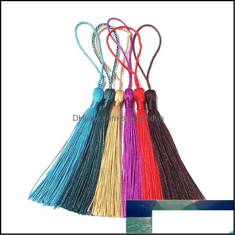 7cm hanging rope silk tassels fringe sewing bang tassel trim key tassels for diy embellish curtain accessories for home decor